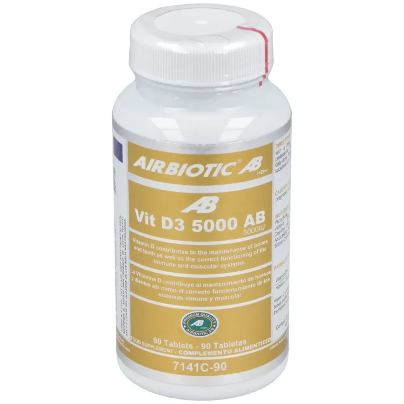 Airbiotic® ab vitamina d3 125mg 90 tabletas | Farmacia Barata