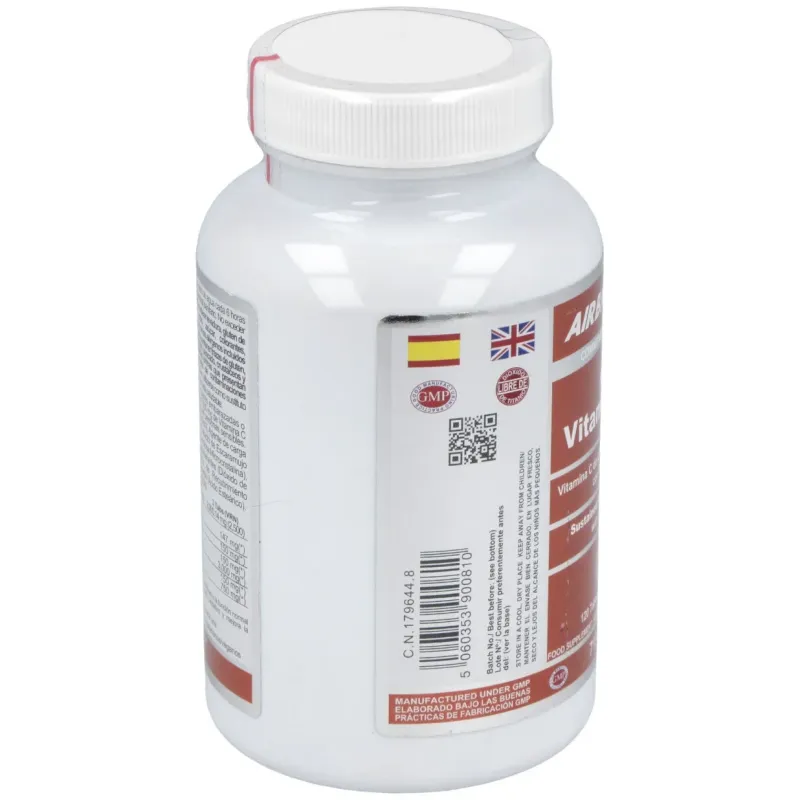 Airbiotic vit c ab complex 1.000 mg lib. sostenida 120 tabletas | Farmacia Barata