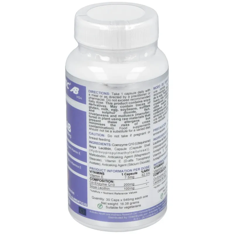 Airbiotic q-10 ab complex 200 mg 30 cápsulas | Farmacia Barata