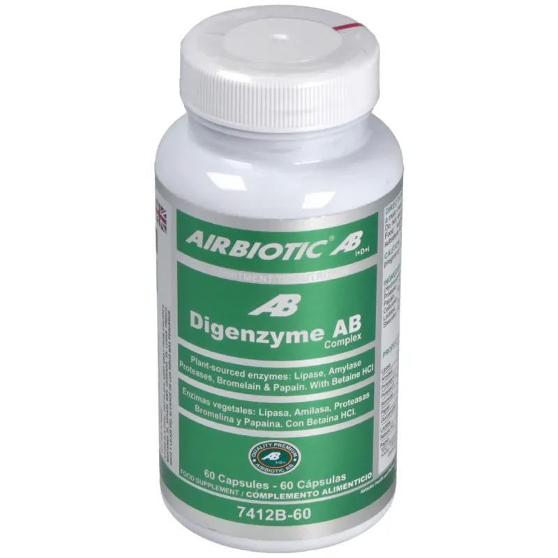 Airbiotic digenzyme ab complex 60caps | Farmacia Barata