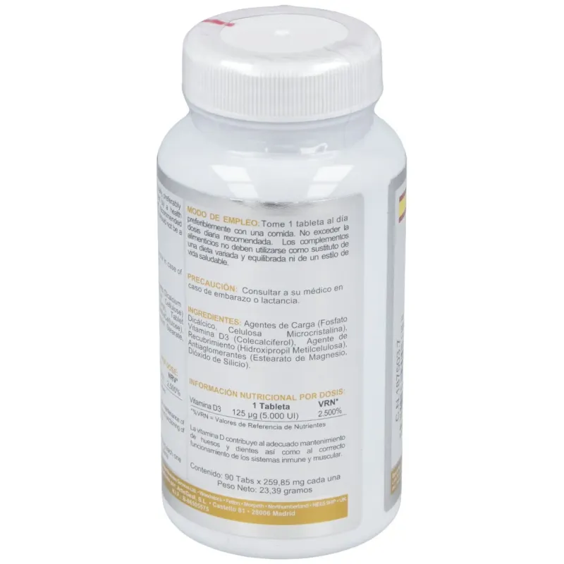 Airbiotic® ab vitamina d3 125mg 90 tabletas | Farmacia Barata