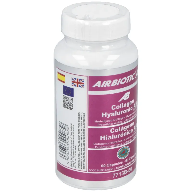 Airbiotic colágeno hialurónico ab complex 60 cápsulas | Farmacia Barata Airbiotic colágeno hialurónico ab complex 60 cápsulas | Farmacia Barata