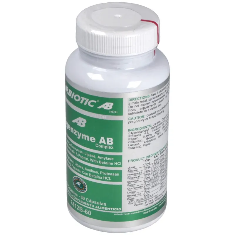 Airbiotic digenzyme ab complex 60caps | Farmacia Barata