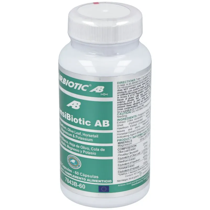 Airbiotic tensibiotic ab 60 cápsulas | Farmacia Barata