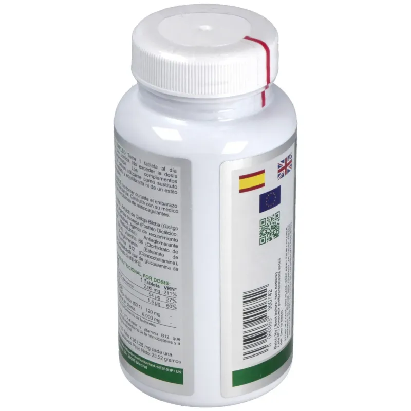 Airbiotic ginkgo-vit ab complex 6.000 90 tabletas | Farmacia Barata