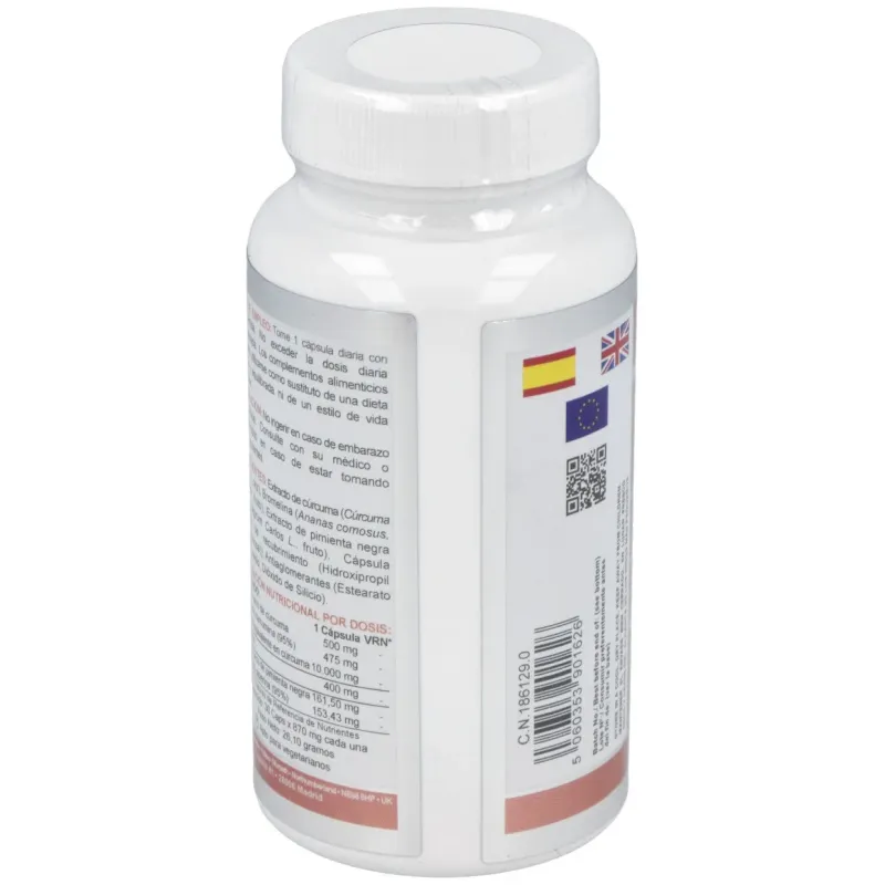 Airbiotic curcuma ab complex 10.000 mg 30 cápsulas | Farmacia Barata