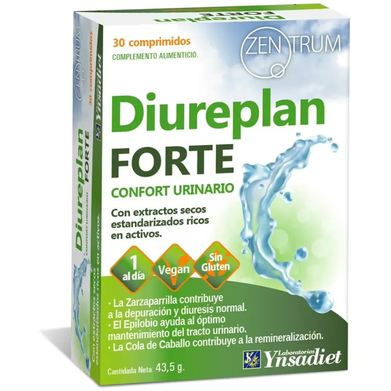 Zentrum diureplan forte 30comp | Farmacia Barata