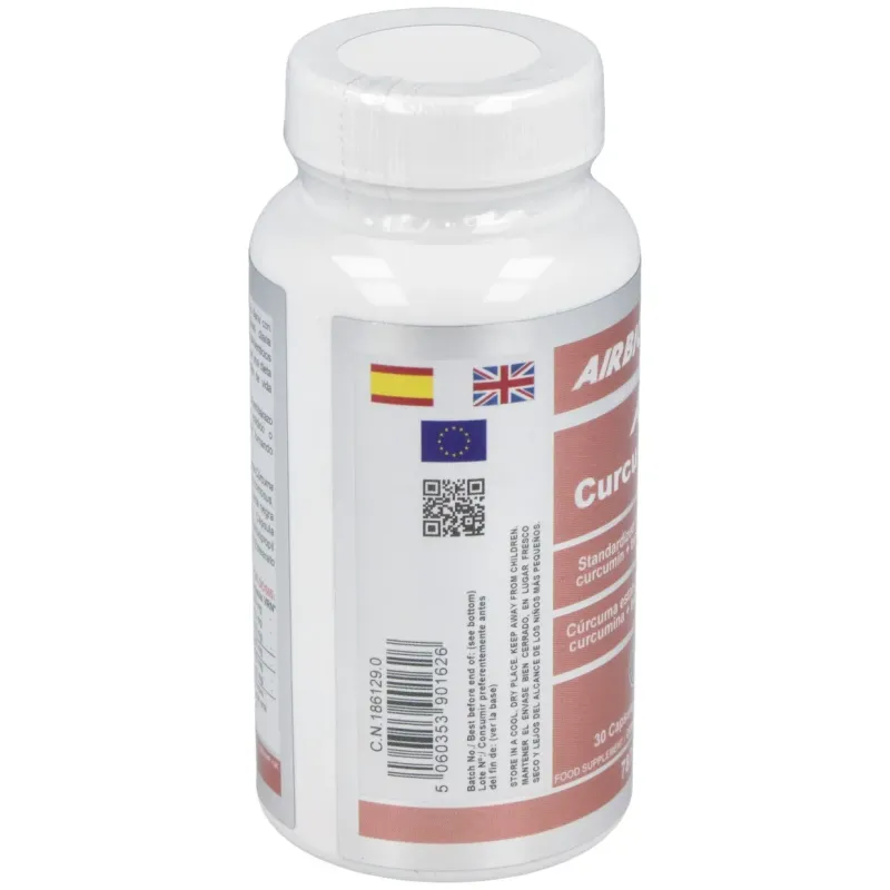 Airbiotic curcuma ab complex 10.000 mg 30 cápsulas | Farmacia Barata