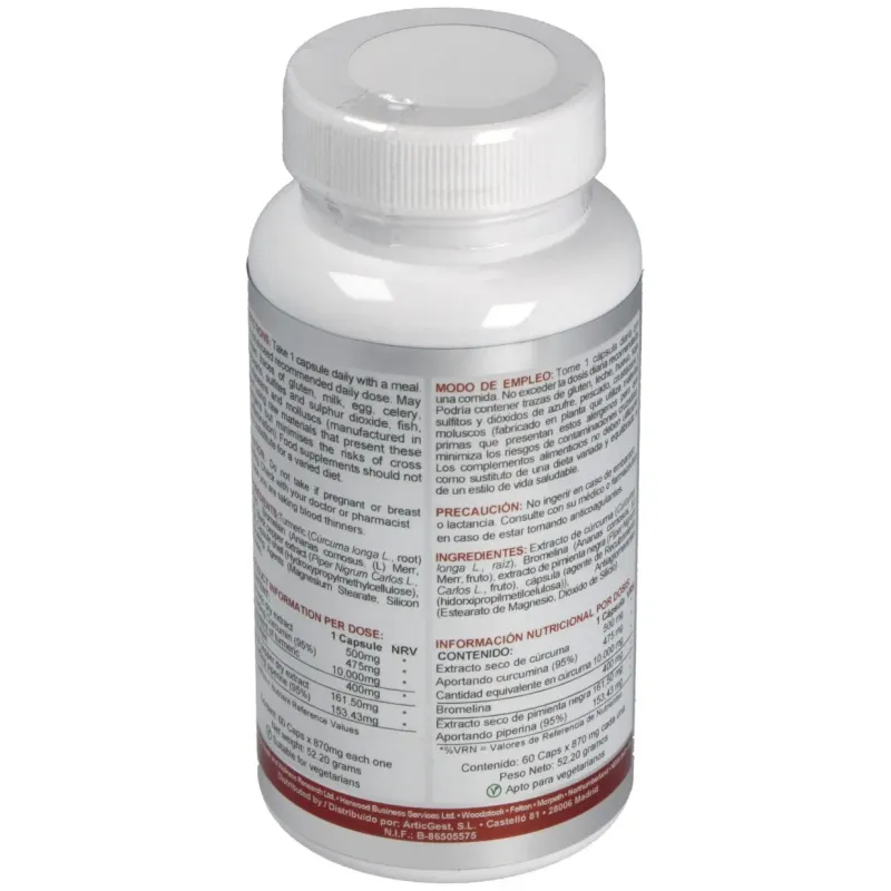 Airbiotic cúrcuma ab complex 10.000 mg 60 cápsulas | Farmacia Barata Airbiotic cúrcuma ab complex 10.000 mg 60 cápsulas | Farmacia Barata