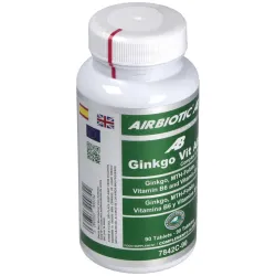 Airbiotic ginkgo-vit ab complex 6.000 90 tabletas | Farmacia Barata