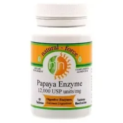 Natural force papaya enzymes 60comp