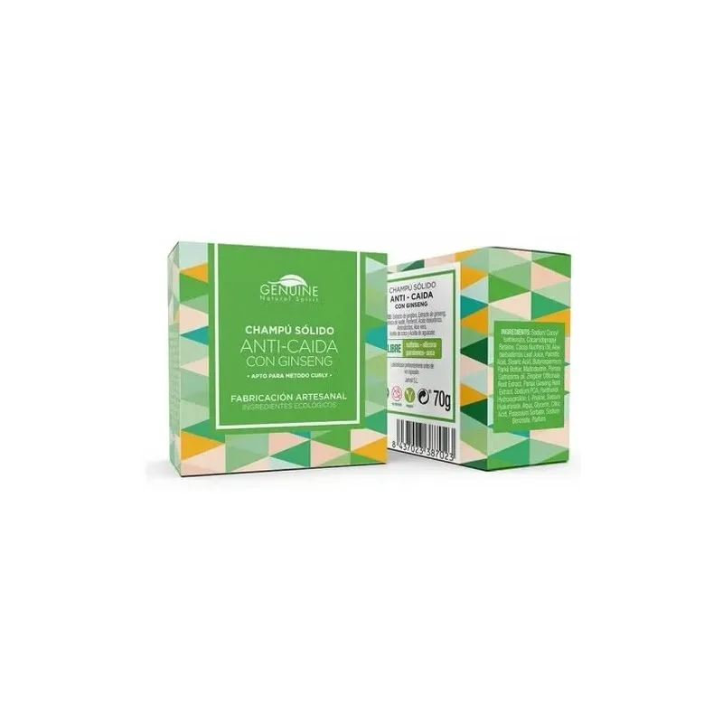 Genuine champú sólido anticaída 60g | Farmacia Barata Genuine champú sólido anticaída 60g | Farmacia Barata