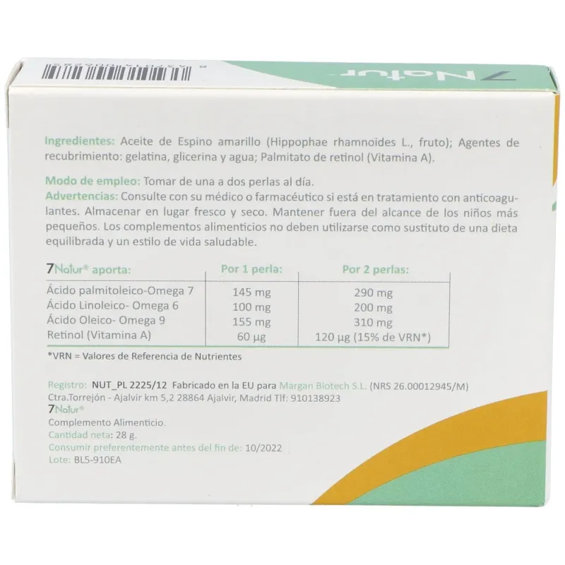Margan 7natur 40caps | Farmacia Barata