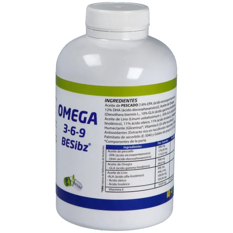 Besibz omegabesibz 3-6-9 180caps | Farmacia Barata