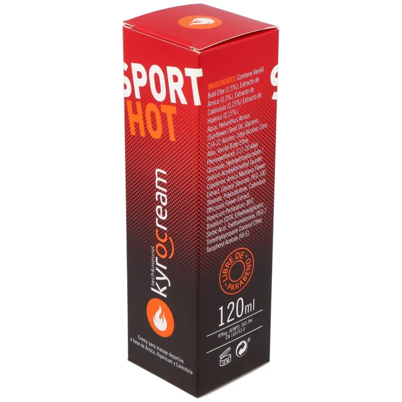 Kyrocream sport hot 120ml. | Farmacia Barata