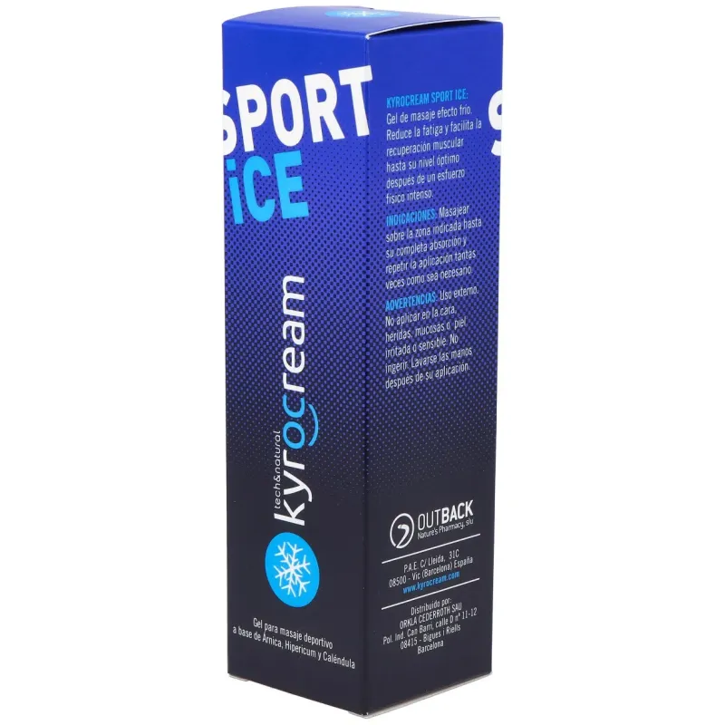 Kyrocream sport ice 120ml. | Farmacia Barata