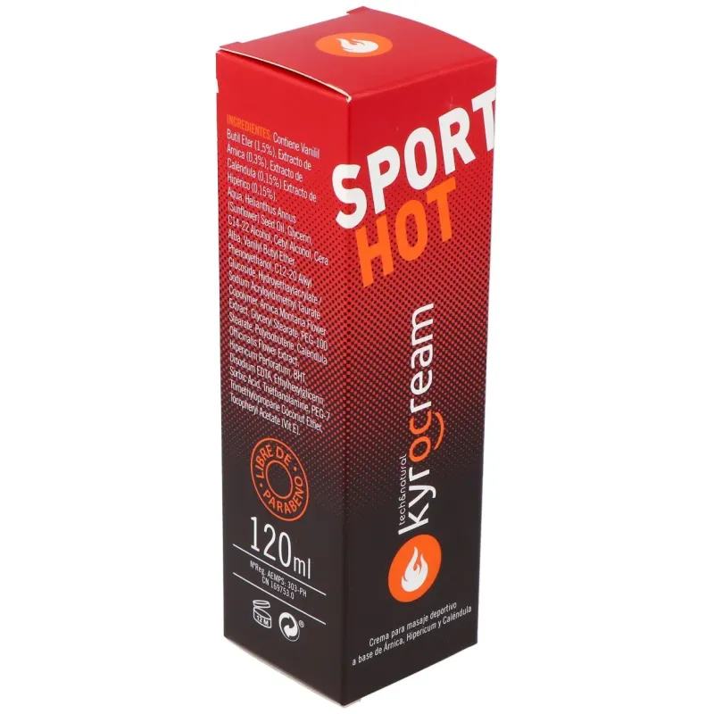 Kyrocream sport hot 120ml. | Farmacia Barata