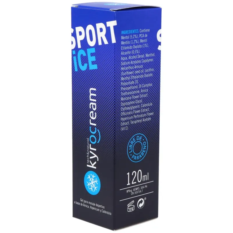 Kyrocream sport ice 120ml. | Farmacia Barata