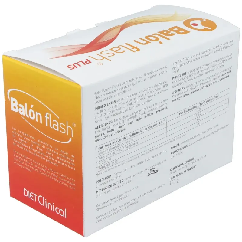 Diet clinical balonflash plus 30 sobres | Farmacia Barata