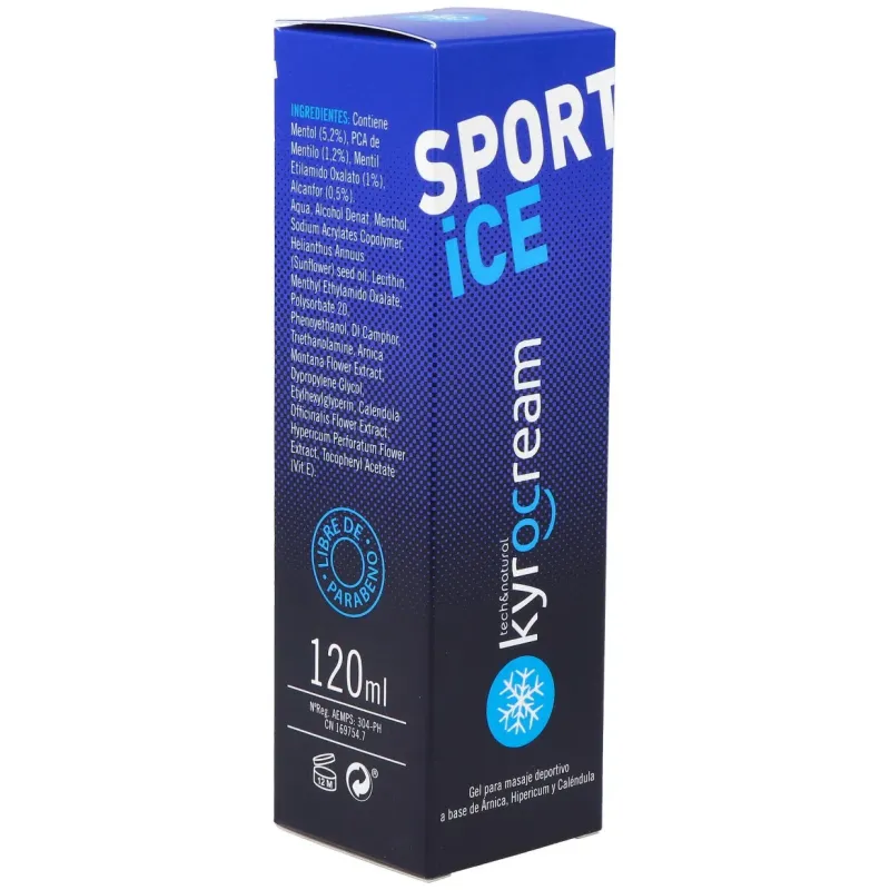 Kyrocream sport ice 120ml. | Farmacia Barata