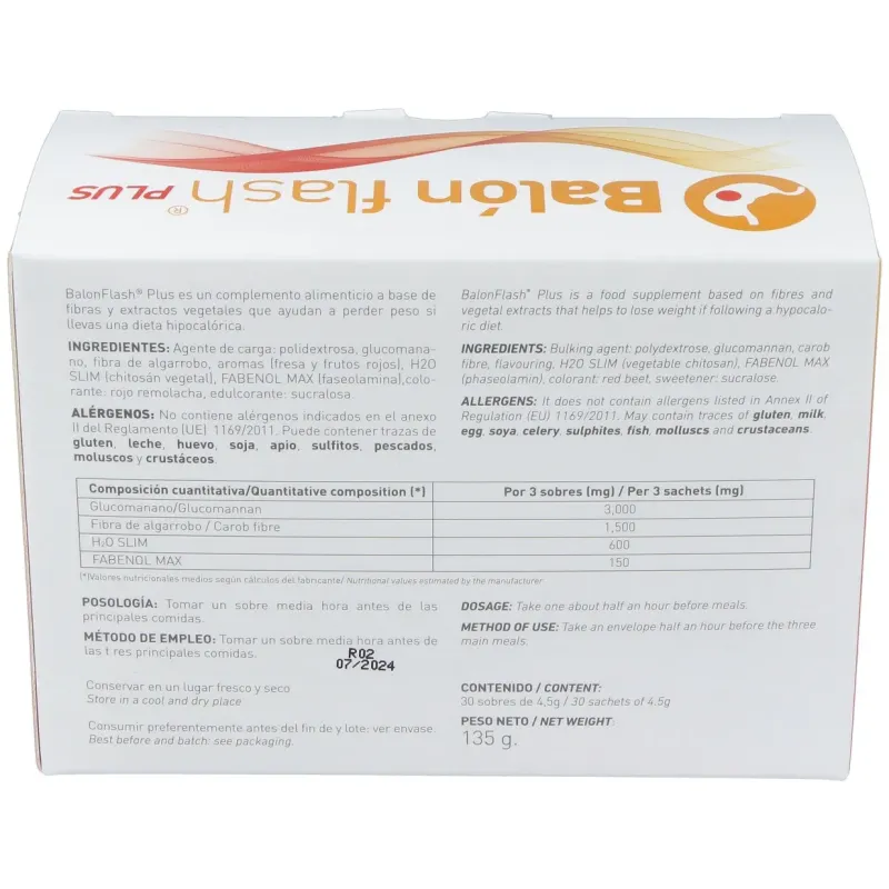 Diet clinical balonflash plus 30 sobres | Farmacia Barata