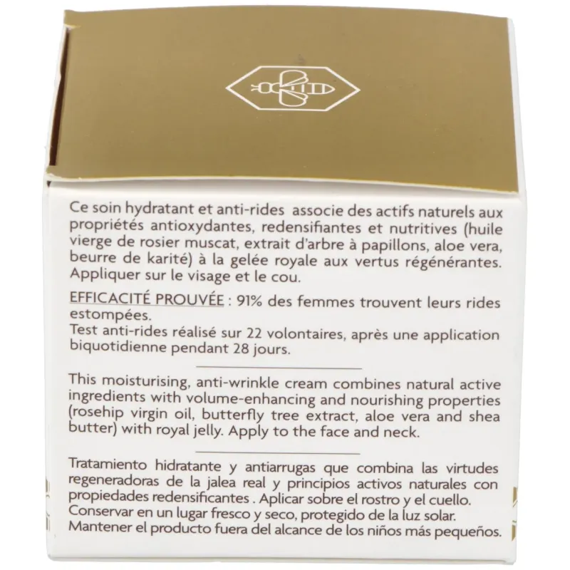 Creme antirides regenerante a la gelee royale bio 50ml | Farmacia Barata