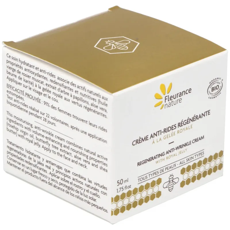 Creme antirides regenerante a la gelee royale bio 50ml | Farmacia Barata