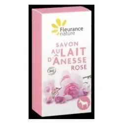 Fleurance nature savon lait anesse rose 100g