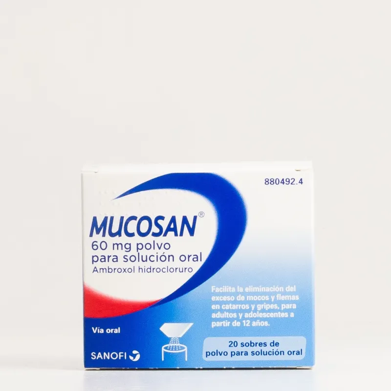 MUCOSAN 60 MG 20 SOBRES POLVO SOLUCION ORAL MUCOSAN 60 MG 20 SOBRES POLVO SOLUCION ORAL
