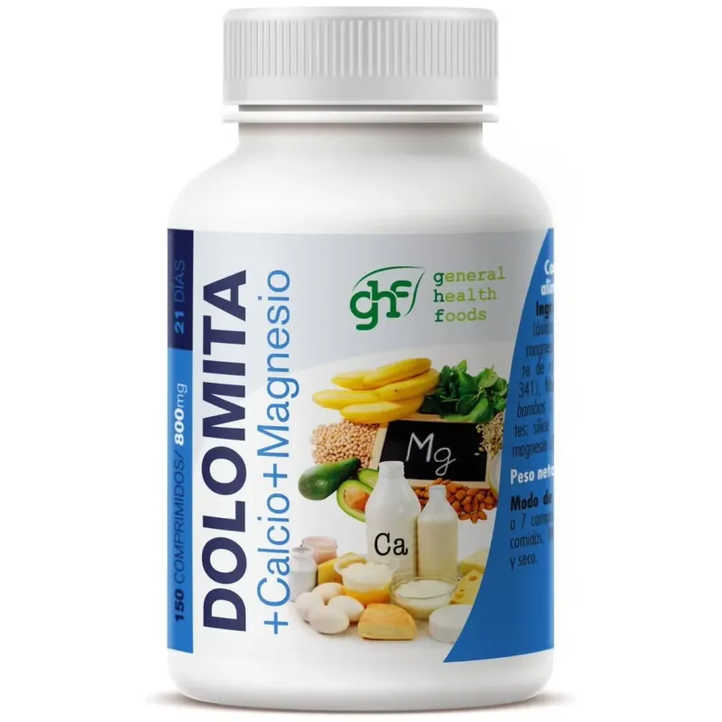 Ghf dolomita 800mg 150comp | Farmacia Barata Ghf dolomita 800mg 150comp | Farmacia Barata