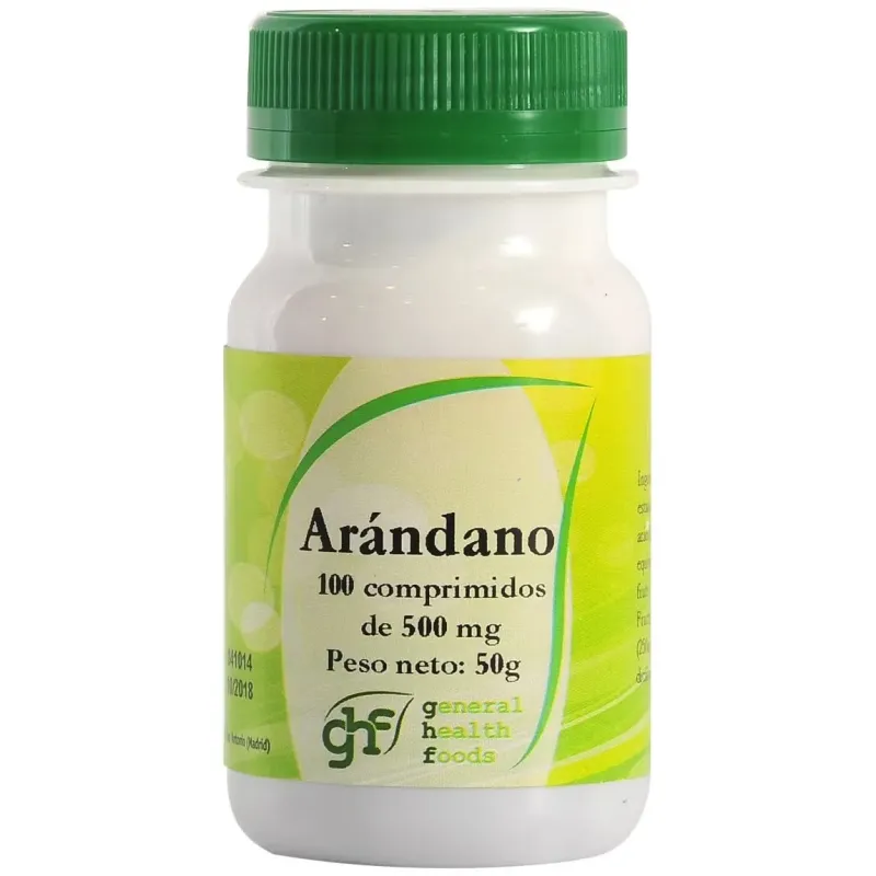 Ghf mirtilo 500mg 100 comp | Farmacia Barata