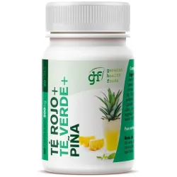Ghf té verde + té rojo + piña 500mg 60cáps
