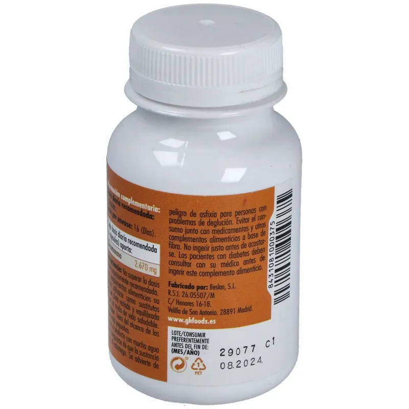 Glucomanano 600mg. 100cap. | Farmacia Barata Glucomanano 600mg. 100cap. | Farmacia Barata