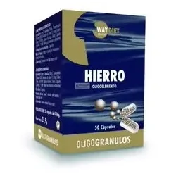 Waydiet natural hierro oligogranulos 50caps