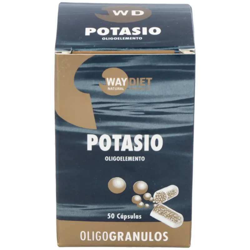 Waydiet natural potasio oligogranulo 50caps | Farmacia Barata