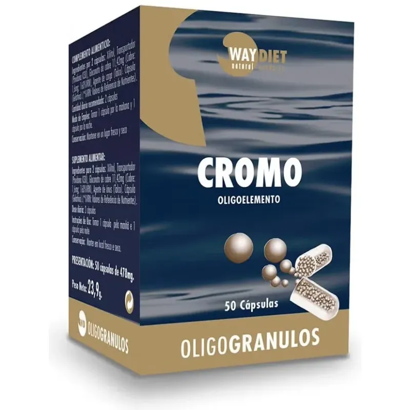 Waydiet cromo oligogranulos 50caps | Farmacia Barata