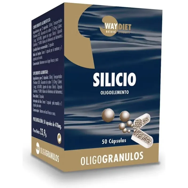 Waydiet natural silicio 50caps | Farmacia Barata