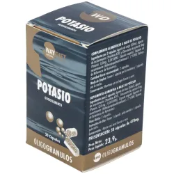 Waydiet natural potasio oligogranulo 50caps | Farmacia Barata