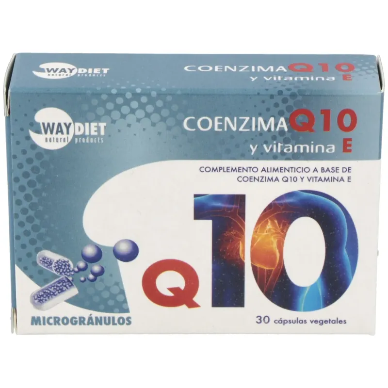 Waydiet natural q10 + vit e 30caps | Farmacia Barata