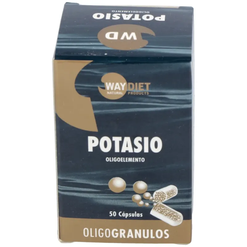 Waydiet natural potasio oligogranulo 50caps | Farmacia Barata