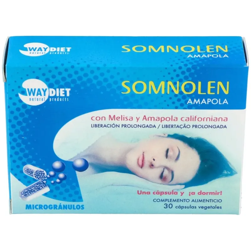 Waydiet somnolen amapola 30caps | Farmacia Barata