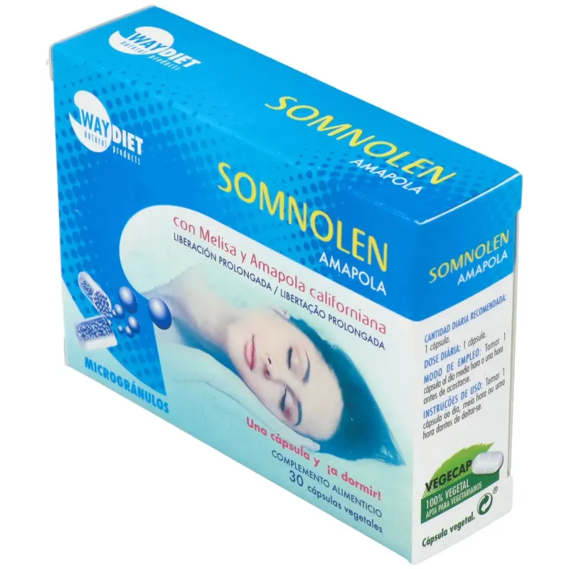 Waydiet somnolen amapola 30caps | Farmacia Barata