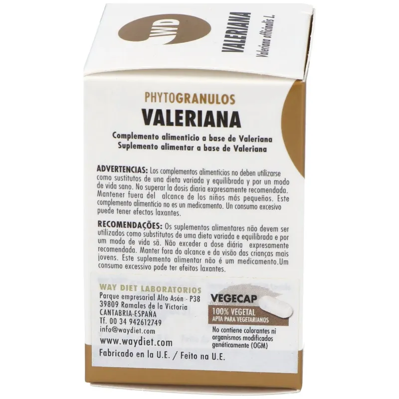 Valeriana phytogranulos 45caps. | Farmacia Barata