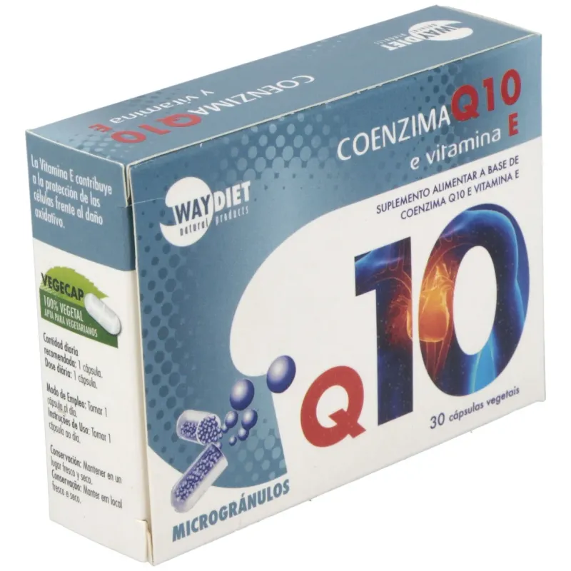 Waydiet natural q10 + vit e 30caps | Farmacia Barata