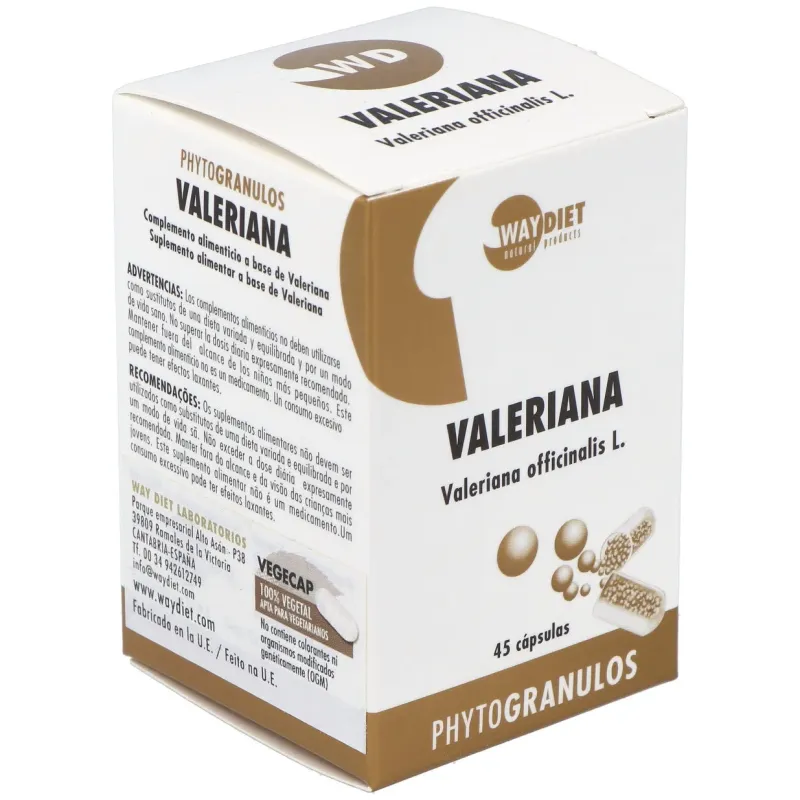 Valeriana phytogranulos 45caps. | Farmacia Barata