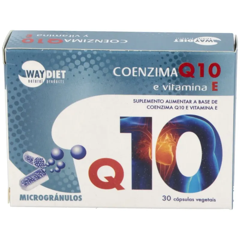 Waydiet natural q10 + vit e 30caps | Farmacia Barata