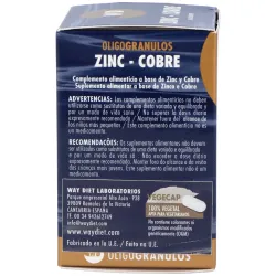 Waydiet natural products zinc-cobre oligogranulos 50caps | Farmacia Barata Waydiet natural products zinc-cobre oligogranulos 50caps | Farmacia Barata