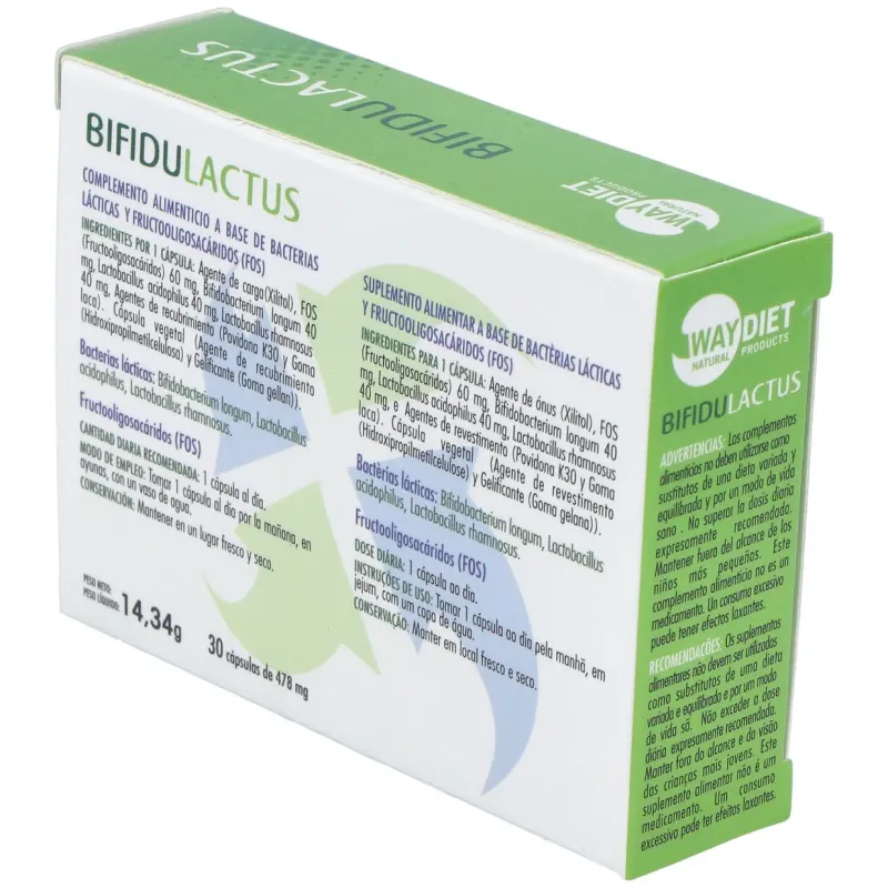 Waydiet natural bifidulactus 30caps | Farmacia Barata