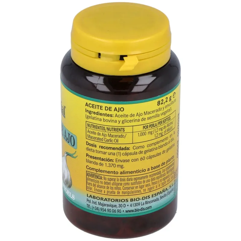 Nature essential garlic oil 60 perlas | Farmacia Barata