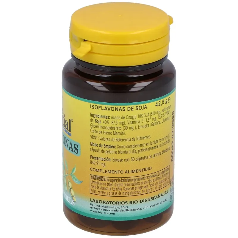 Nature essential isoflavonas de soja 620 mg. 50 perlas | Farmacia Barata